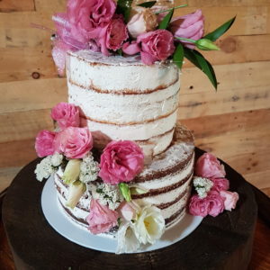 Naked Wedding Cake